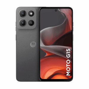 frente smartphone moto g15 grafite vegan leather